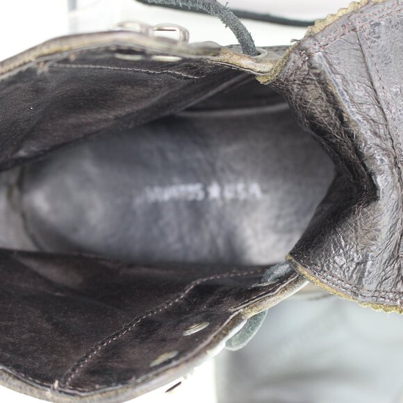 John Varvatos USA Townsend Leather Wingtip Boots (9 US) - Picture 11 of 13